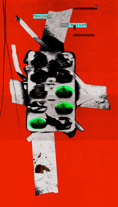 editorial illustration. Do doctors prescribe antidepressants to often?