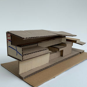 Model Making: The Briefcase House by Jimenez Lai