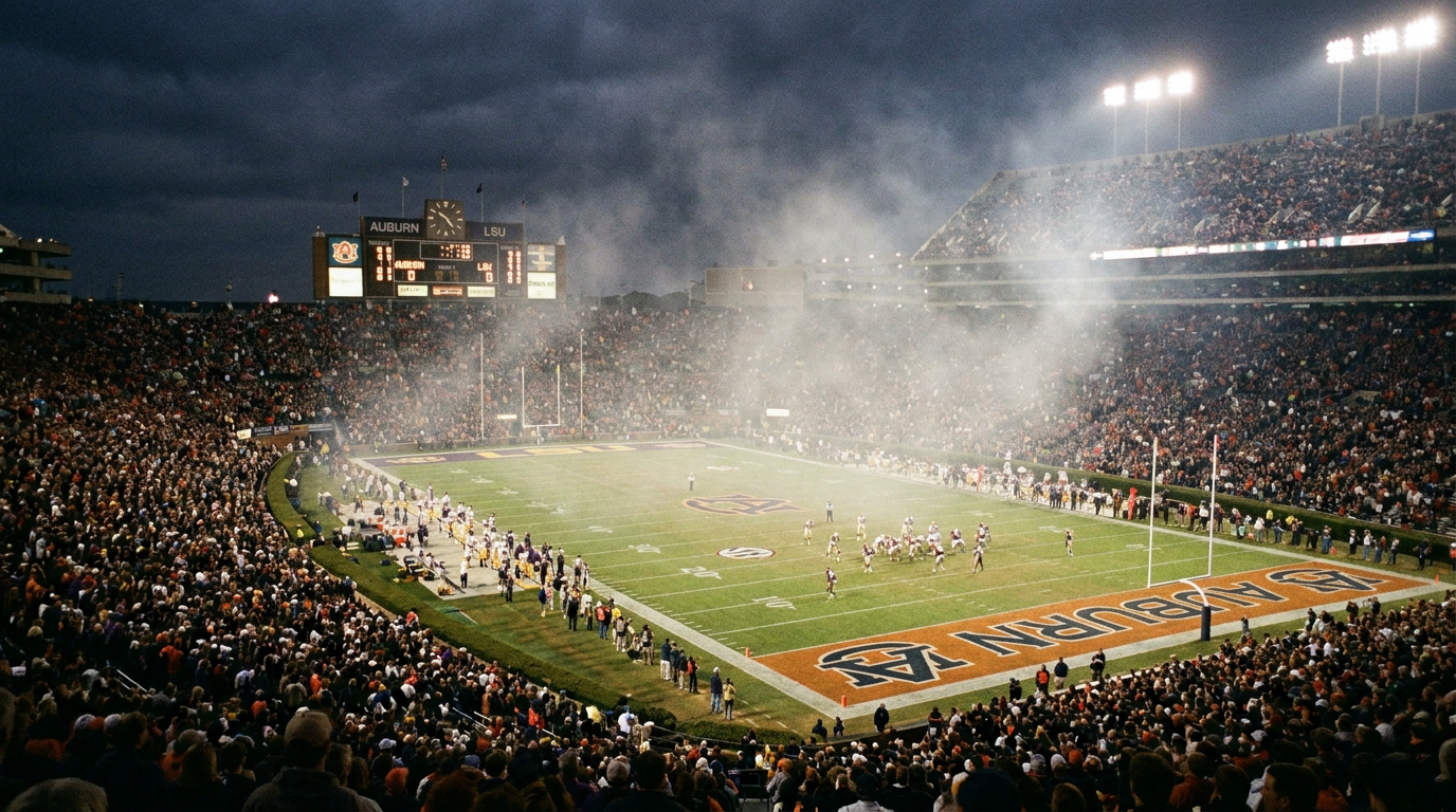 The Night the Barn Burned: LSU-Auburn's 1996 Barn Burner Game