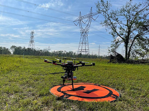 aerial lidar transmission lines