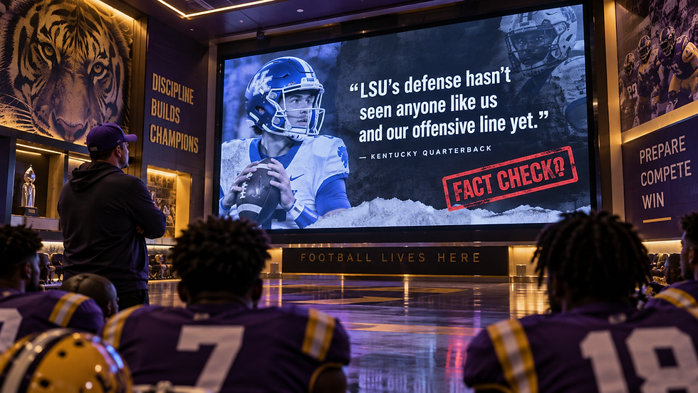 FACT CHECK: Did Lane Kiffin Use a Fake Kentucky QB Quote to Motivate LSU?