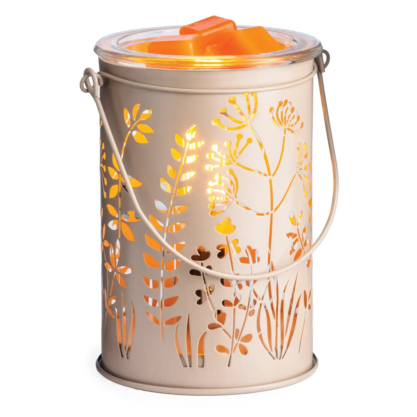 CANDLE WARMERS® Edison Duftlampe BOTANICAL GLOW creme elektr