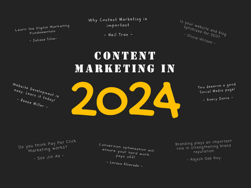 The Power of Content Marketing in 2024: A Comprehensive Guide