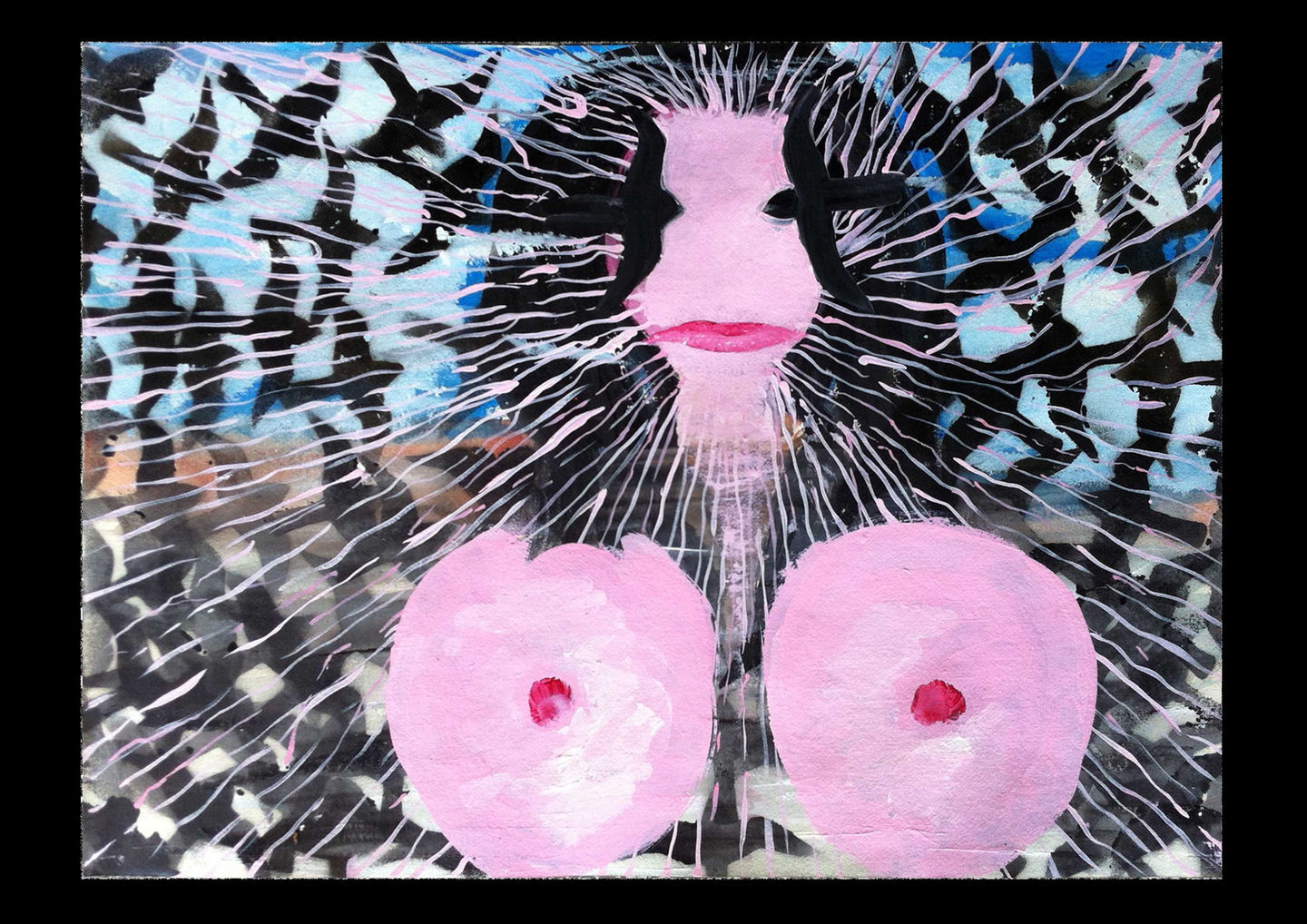 Sanjeev Sinha Artwork Assertive Grey collection acrylic on canvas