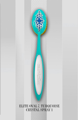 Elite Oval 7 Brush, with Swarovski crystal embellishments | Artis
