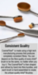 artis brushe are made to specific standards and therefore are consistent in quality