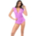 Babydoll femenino elegante Alma color lila