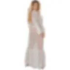 Kimono ligero femenino para lencería y descanso