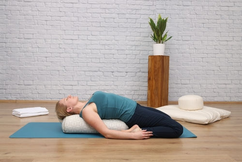 Yoga pose for menopause