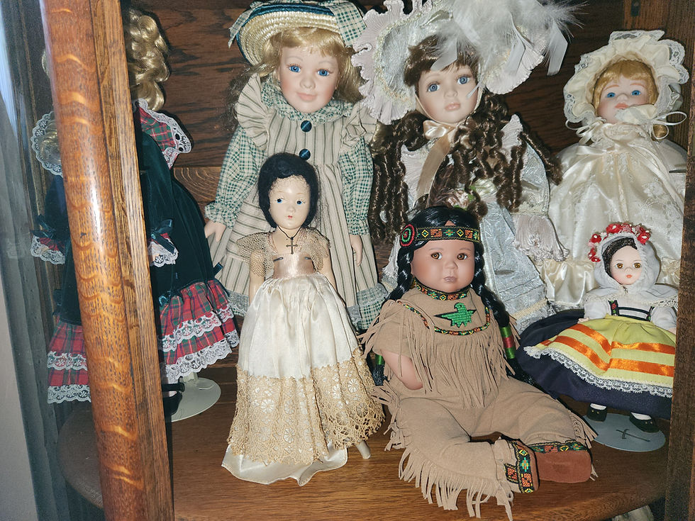 Porcelain Indian Dolls