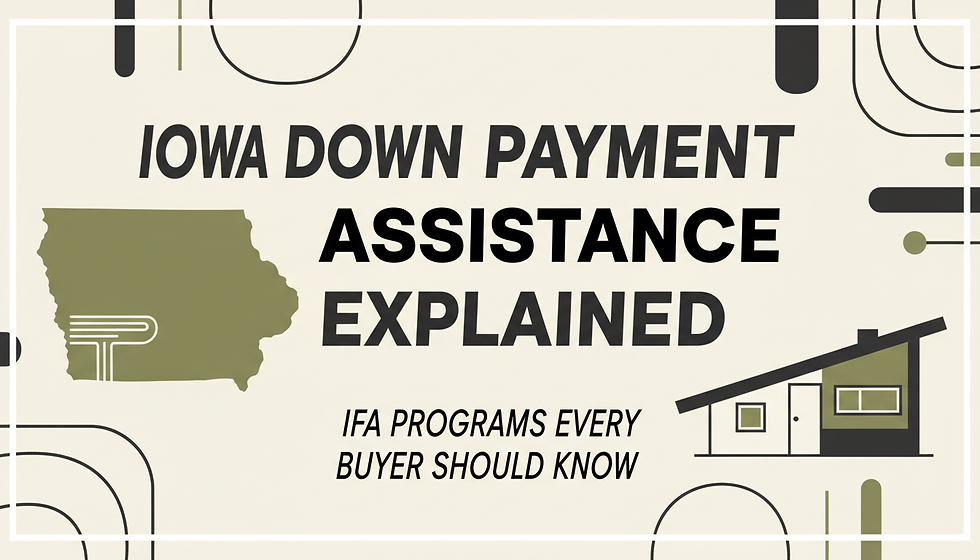Iowa Down Payment Assistance