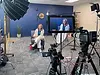 A multi-camera interview setup at Sensiba's HQ in Pleasanton, CA