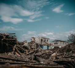 Raketeneinschlag in Jasnohirka, Kramatorsk
