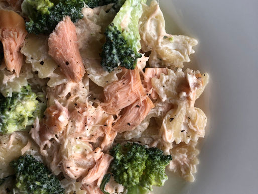 Hot Smoked Salmon & Mascarpone Pasta