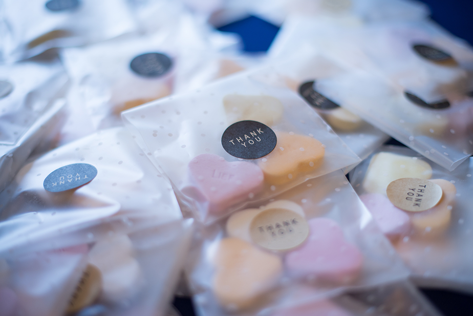 Say thank you with a sweet for feedback from your customers