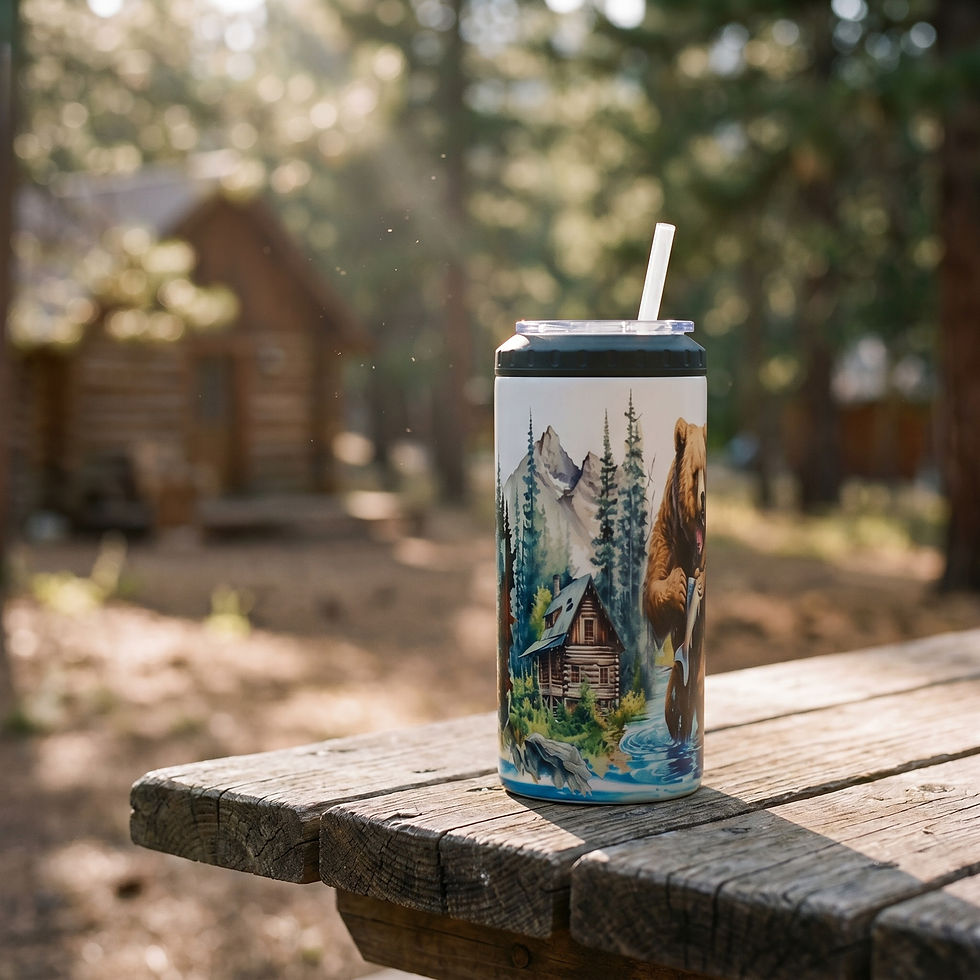 Miniatura: Fishing with Bear 4-in-1 Can Cooler