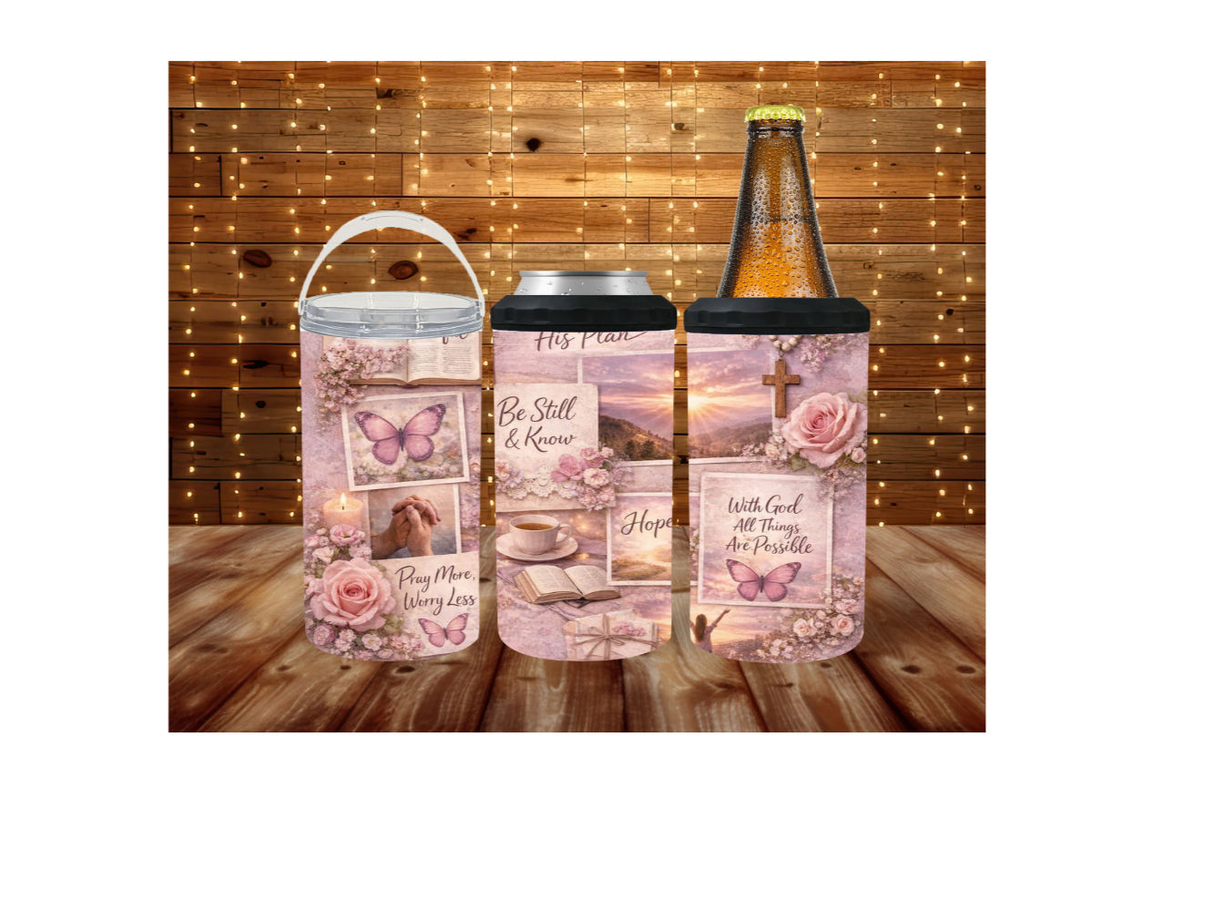 Be Still & Know 4-in-1 Can Cooler