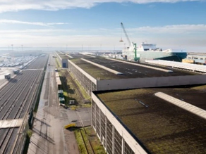 Psa Zeebrugge powers 50% of electricity needs with over 1,800 vertical solar panels