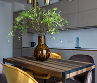 interior designed living space in a modern family home