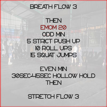 Daily Basic Workout 20/6/2020