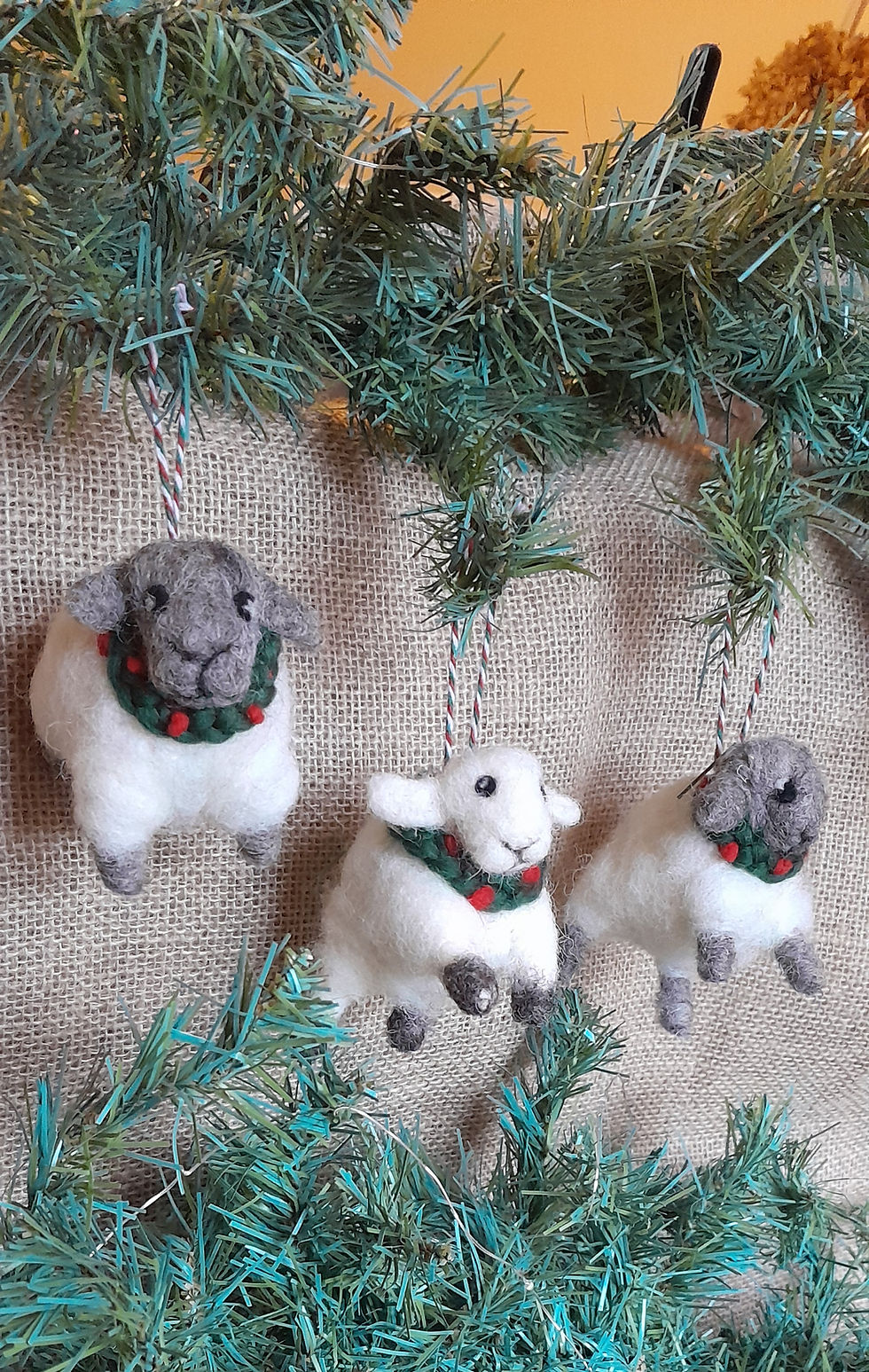 Christmas Sheep Baubles
