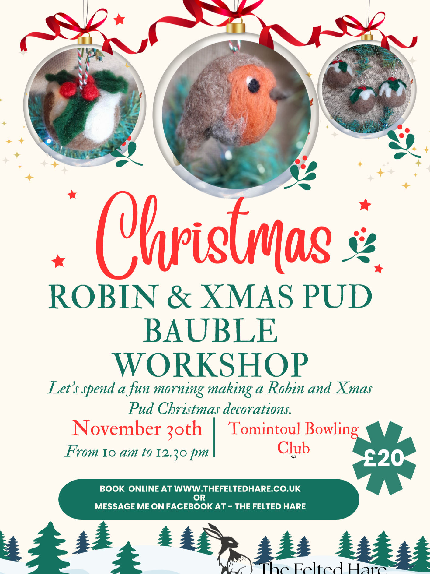 Christmas Bauble Workshop