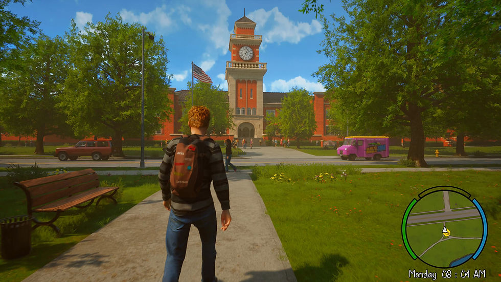 The open world has almost nothing in it