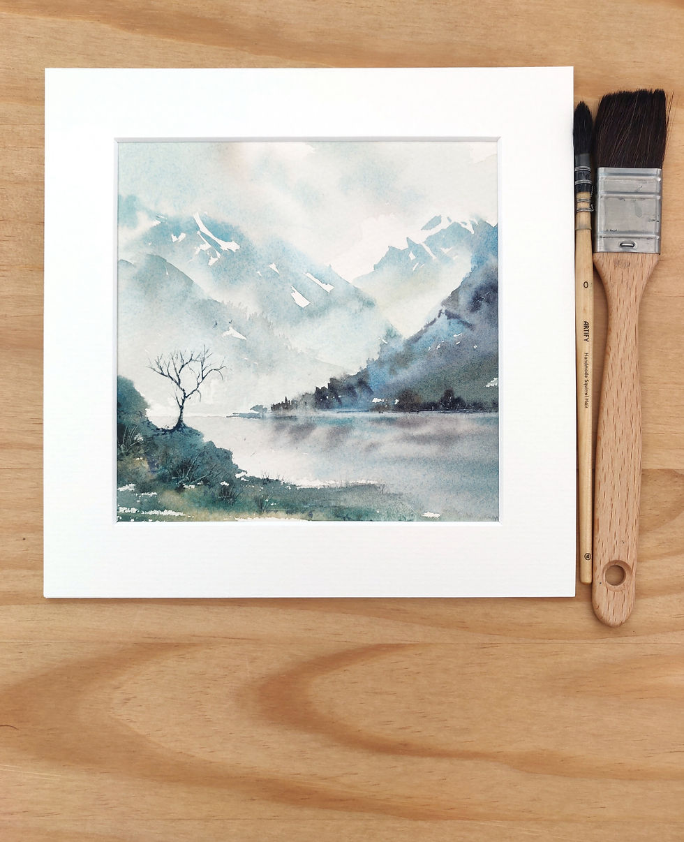 Thumbnail: Cool Tones 6x6" (8x8")