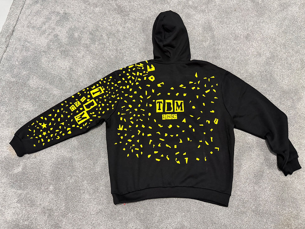 Thumbnail: Custom design hoodie by the board members inc size UK Large 