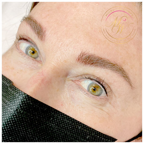 Fine eyeliner permanent makeup after healed result, permanent eyeliner with a flick, specialist eyeliner tattoo in Kew, Richmond final result after, permanent eyelash definition, lash liner permanent makeup before and afters, Chiswick eyeliner tattoo expert, gentle safe liner tattoo for mature skin, hooded eyelid liner tattoo