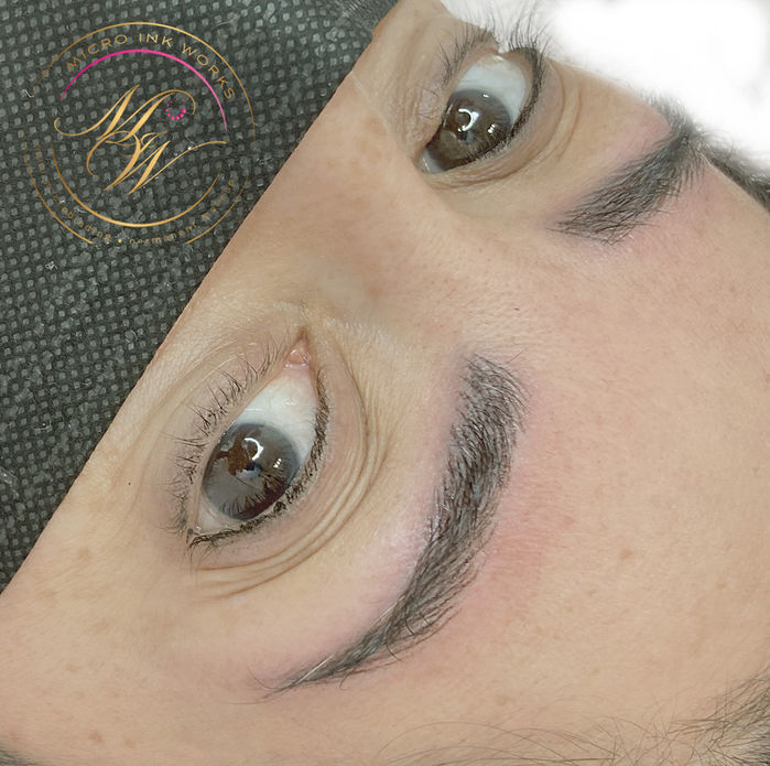 nano brows microblading hyper realistic eyebrows before and afters nano combo ombre shading realistic brows mature skin microbladed brows experienced artist sensitive skin specialist Korean nano blading near Kew Richmond Chiswick Westminster old brow tattoo correction cover up artist near me 07547667275 lip blushing Victoria, Eyeliner tattoo trusted specialist in Richmond Kew oily skin nano brows blading mature skin