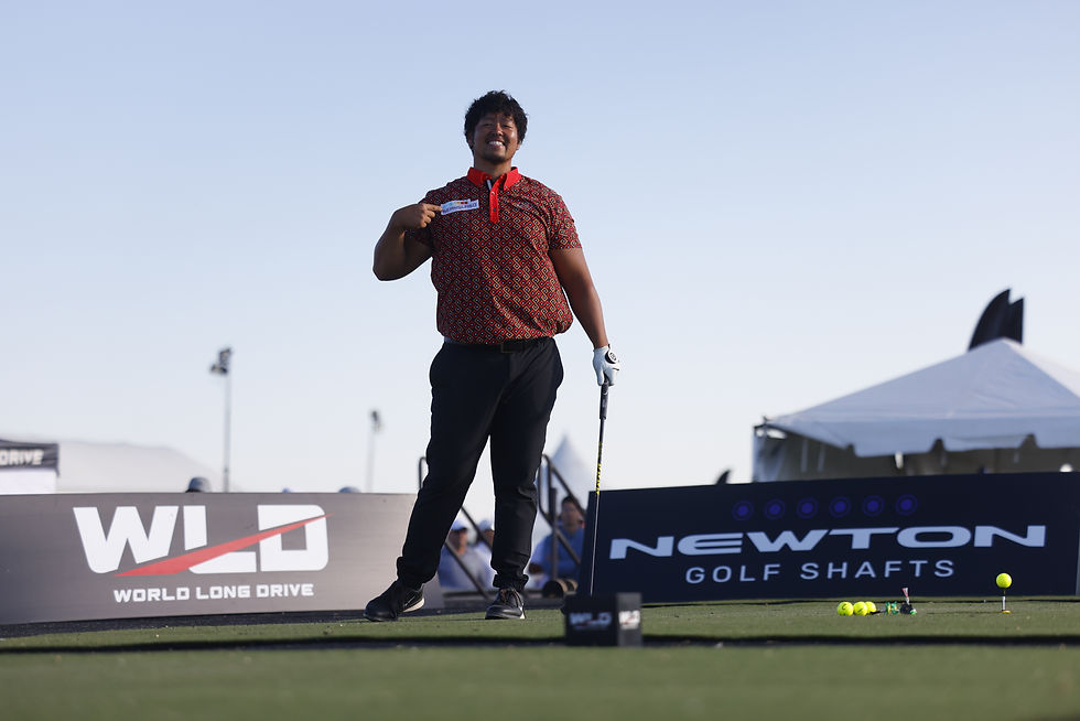 Taiga Tazawa represents Japan at World Long Drive World Championships