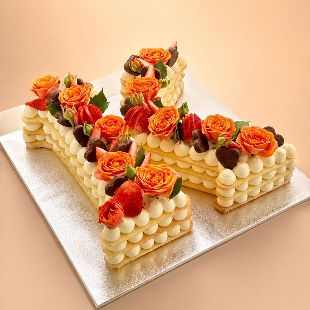 The Letter Cake (1 letter)