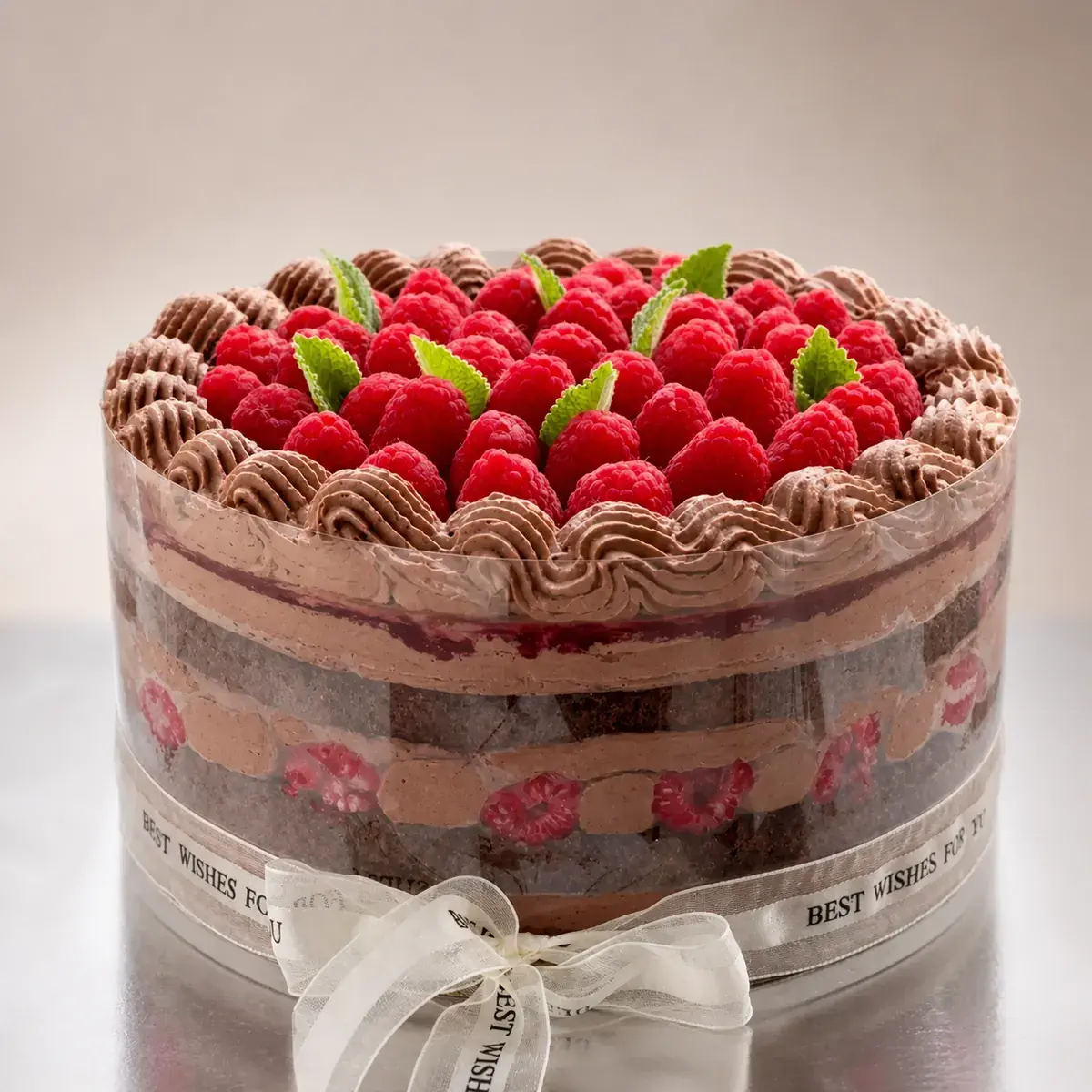 Raspberry Choco Bliss Cake