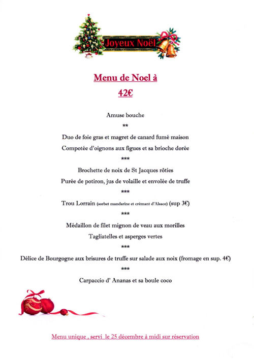 25 Décembre au restaurant: L'Ô à la bouche