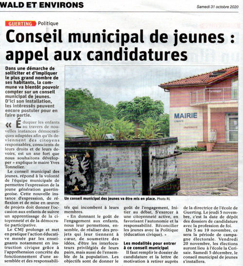 Article RL du 31/10/2020