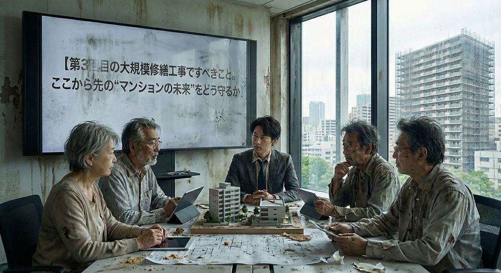 大規模修繕で【第3回目の大規模修繕工事ですべきこと。ここから先の“マンションの未来”をどう守るか】