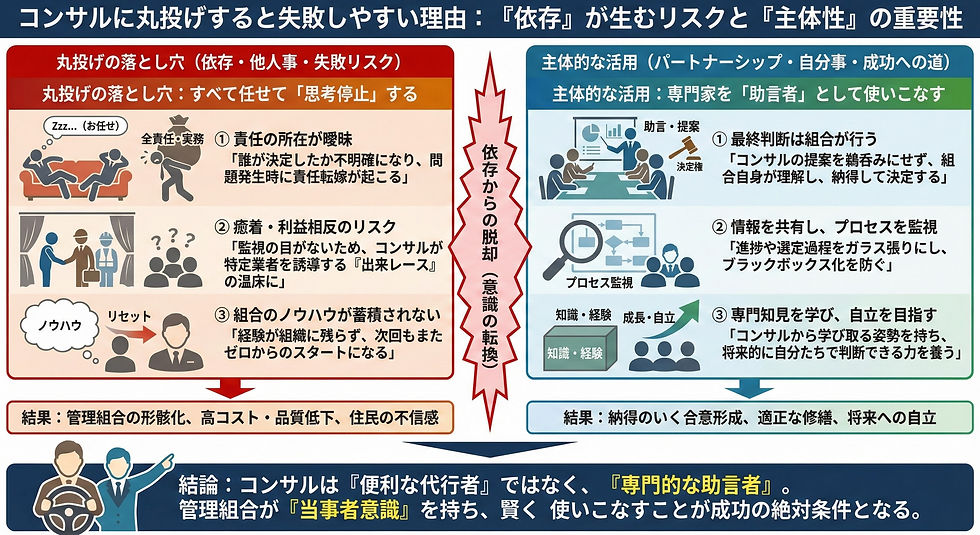 コンサルに丸投げすると失敗しやすい理由