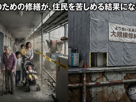 「住民のための修繕が、住民を苦しめる結果になる理由」
