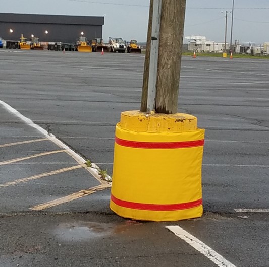 Padded Vinyl Column Covers - Made in the USA