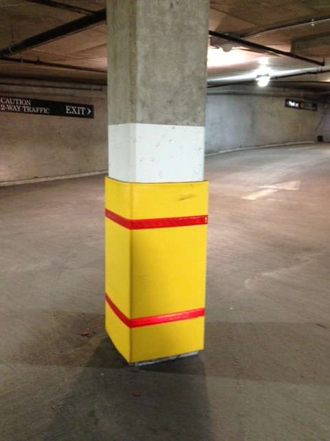 Padded Vinyl Column Covers - Made in the USA