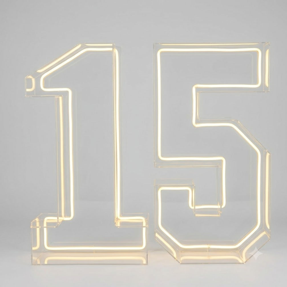 Número 15 de led - DEC