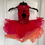 Thumbnail: Red Sequin Bodice with Pink and Orange Tutu. Built in Belt.