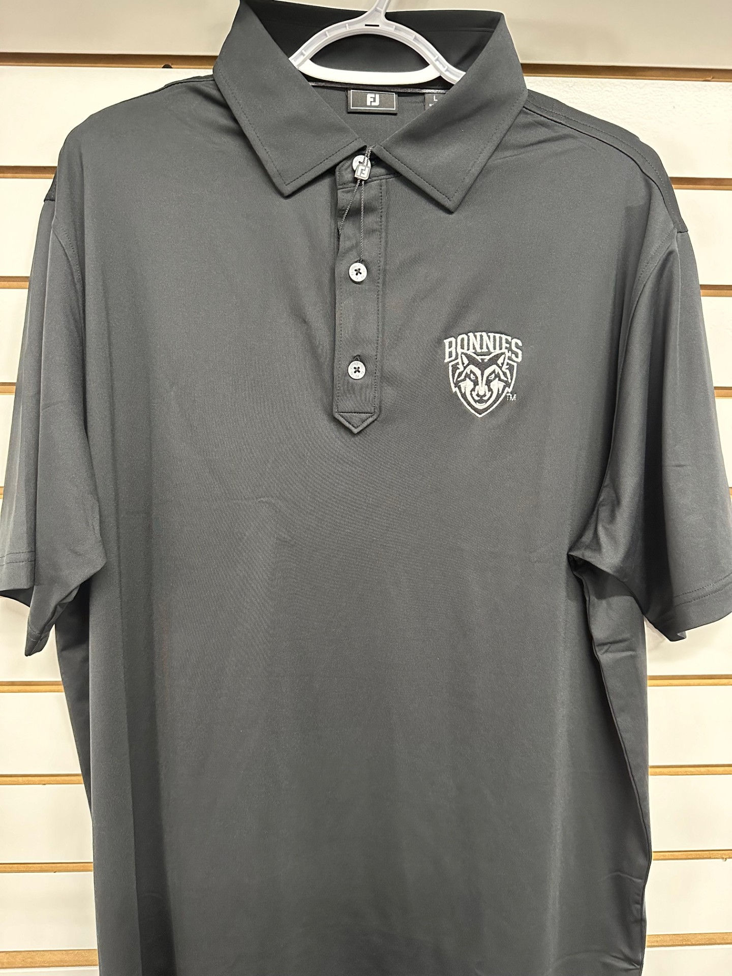 FootJoy Mens Solid Lisle Polo -NEW LOGO