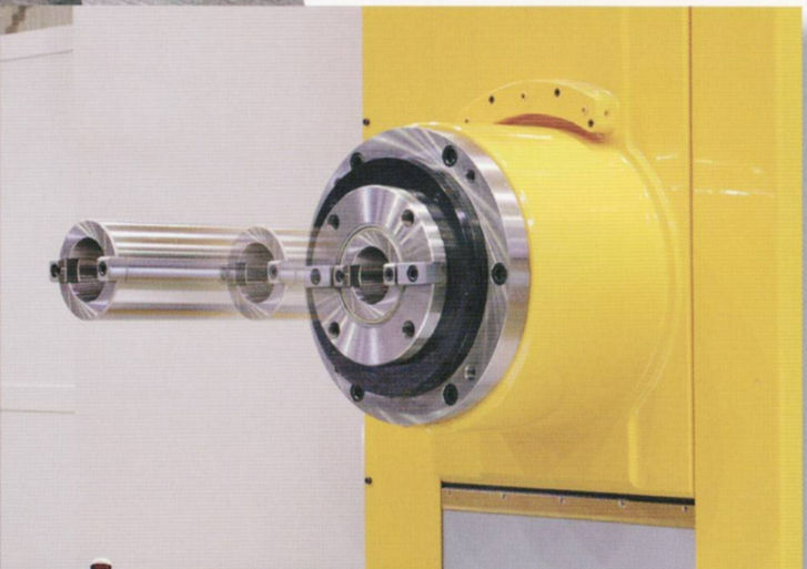 Extra large spindle undergoes testing to ensure high rigidity, accuracy and power