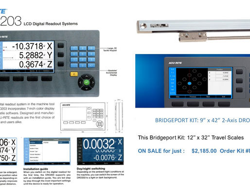 Your Milling Machine Just Got Better With Our SALE.