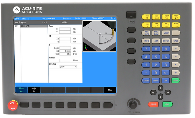 MILLPWR G2 looking at the face of the control