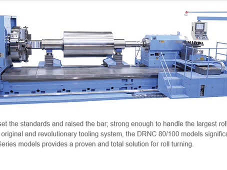 This DAINICHI can replace your old roll making lathe.