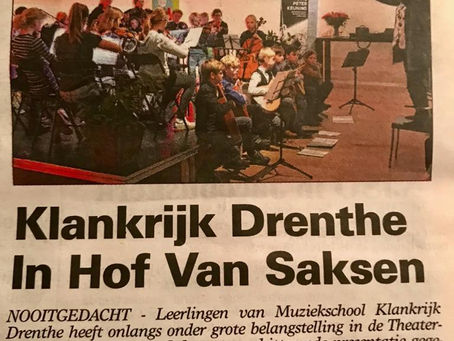 In de krant!