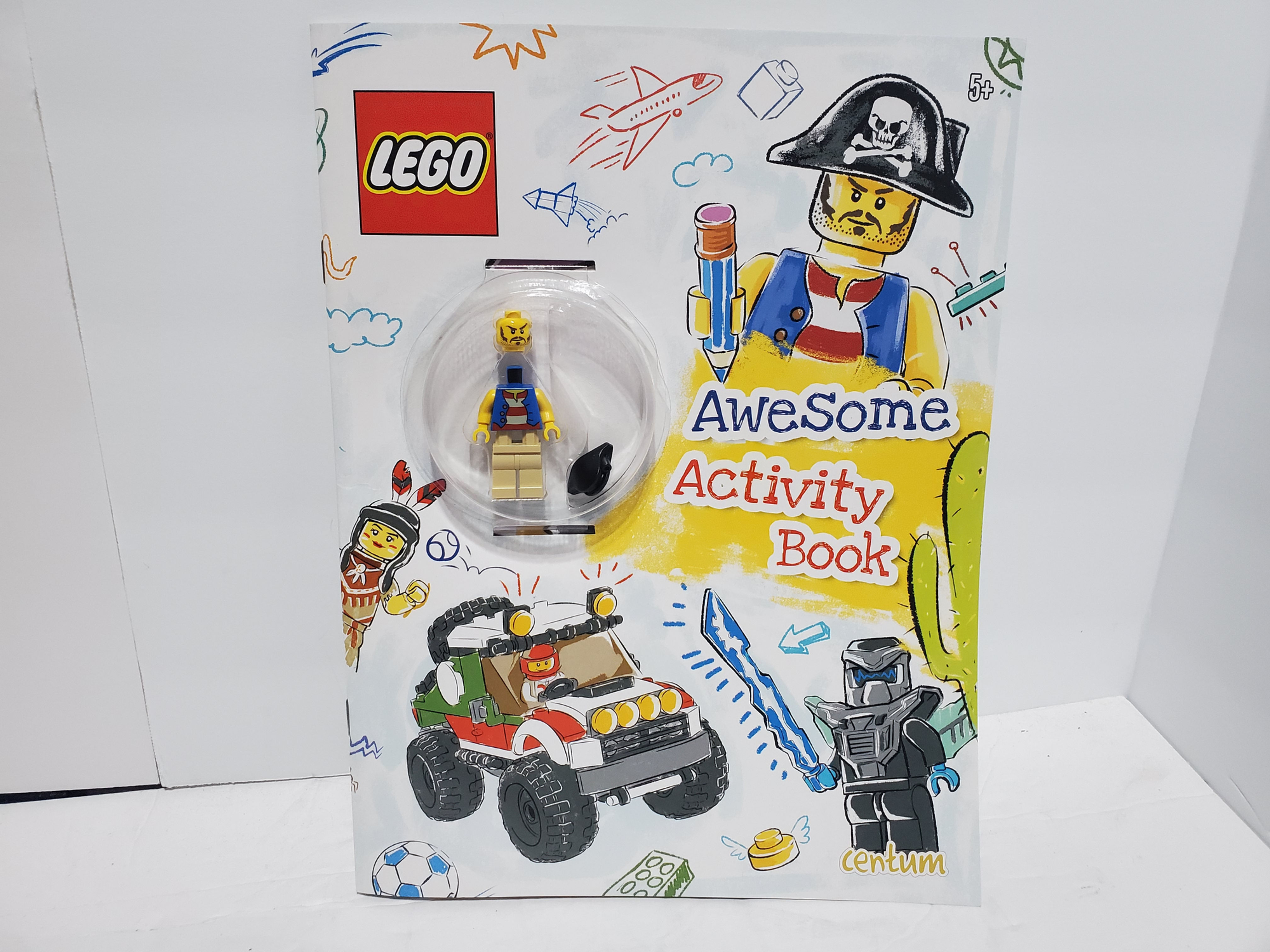 Lego Awesome Activity Book with minifigure 